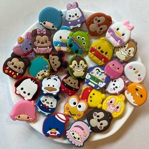 30 pieces Disney and Sanrio Crocs Shoe Charms